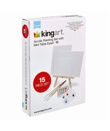 Acrylic Painting Set with Mini Easel, 15 Piece Set - $32.65 CAD
