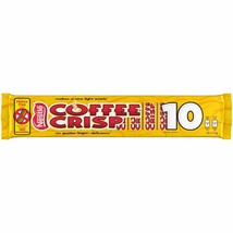10 packs Coffee Crisp Treat Sized Chocolate Wafer Bars Nestle Canada 100g Each - $39.67