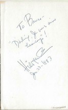 Hildegarde Sell Signed Note on 5.25x8.5 Vintage Album Page Dated 1983 - £39.46 GBP