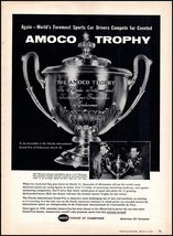 1958 Amoco Gas PRINT AD AMOCO Trophy Florida International Grand Prix BX3 - $139.27 MXN