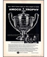 1958 Amoco Gas PRINT AD AMOCO Trophy Florida International Grand Prix BX3 - $139.27 MXN