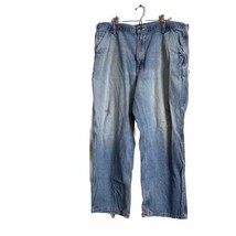 Carhartt B13 DST Dungaree Fit Carpenter Denim Blue Jeans Mens 42X30 Dist... - £15.31 GBP