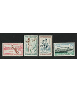 FRANCE 1958 Very Fine MNH Stamps Set Scott # 883-886 &quot; Sports&quot; - £4.30 GBP