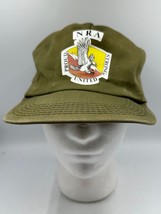 Vtg NRA Hat Snapback Made USA Cap Eagle United Proud Strong Green READ - £7.76 GBP