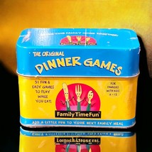 New Sealed The Original Dinner Games Family Time Fun 51 Fun Easy Games - $8.99