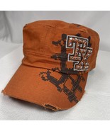Texas Women&#39;s Cap Distressed Rhinestone Bling Graphic TX Embroidered Adj... - €12,71 EUR