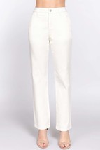 Straight Fit Twill Long Pants - £20.00 GBP