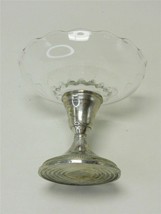 Beautiful Vintage B-I Weighted Sterling Silver Compote Glass Bowl - £37.96 GBP