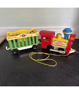 Fisher Price Circus Train 991 Vintage 70s Little People Whistle Works - $15.83