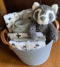 Rocky Raccoon Baby Gift Basket - £55.15 GBP