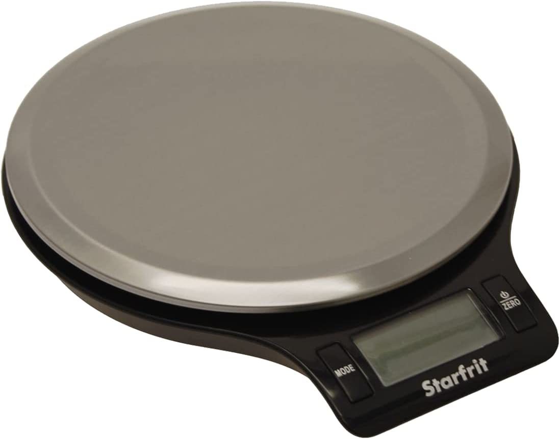 Starfrit 093765-006-0000 Electronic Kitchen Scale, Silver - £26.37 GBP