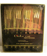 NEW CircLe Craft New Design 8 Piece Steak Knife Set - $27.13 CAD