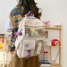 New Korean Large Capacity Backpacks Women Kawaii Students Preppy ITA Bag for Tee - £29.95 GBP