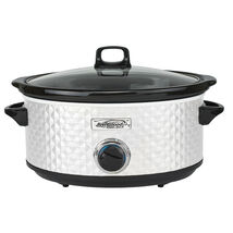 Brentwood BS Slow Cooker Quilted 7qt Wht - $73.95