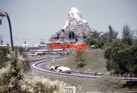 Original Disneyland Autopia Matterhorn Mark Twain Jungle Cruise 4 Photo Slides - £14.76 GBP