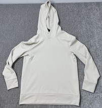 Lululemon Hoodie Mens Small Beige Shift Stitch Pullover Hooded Stretch W... - $753.65 MXN