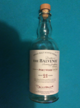 THE BALVENIE PORTWOOD SCOTCH WHISKY EMPTY BOTTLE with CORK - 750ml - Fre... - $18.95