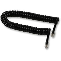 Avaya Lucent AT&T MLS MLX 7ft Black Handset Cord for 8000 Series Phone Curly - $2.47