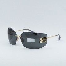 MIU MIU MU54YS 5AK5S0 Gold/Dark Grey 80-14-110 Sunglasses New Authentic - £267.12 GBP