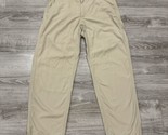 Duluth Dry On The Fly Nylon Pants Sz M X 30 Mens Khaki Outdoor 71712 - $24.74