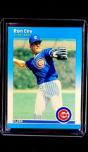 1987 Fleer #556 Ron Cey Chicago Cubs Baseball Card - $1.10