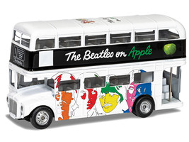 The Beatles London Double Decker Bus "The White Album" White Diecast Model Car b - £36.71 GBP