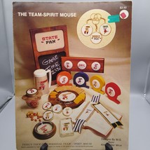 Vintage Cross Stitch Patterns, Design Your Own Team Spirit Mouse, 1980 Mary - $7.85
