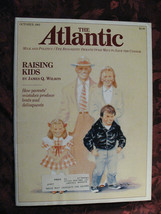 ATLANTIC magazine October 1983 James Q Wilson Janet Beeler Shaw John D Donahue - £9.25 GBP