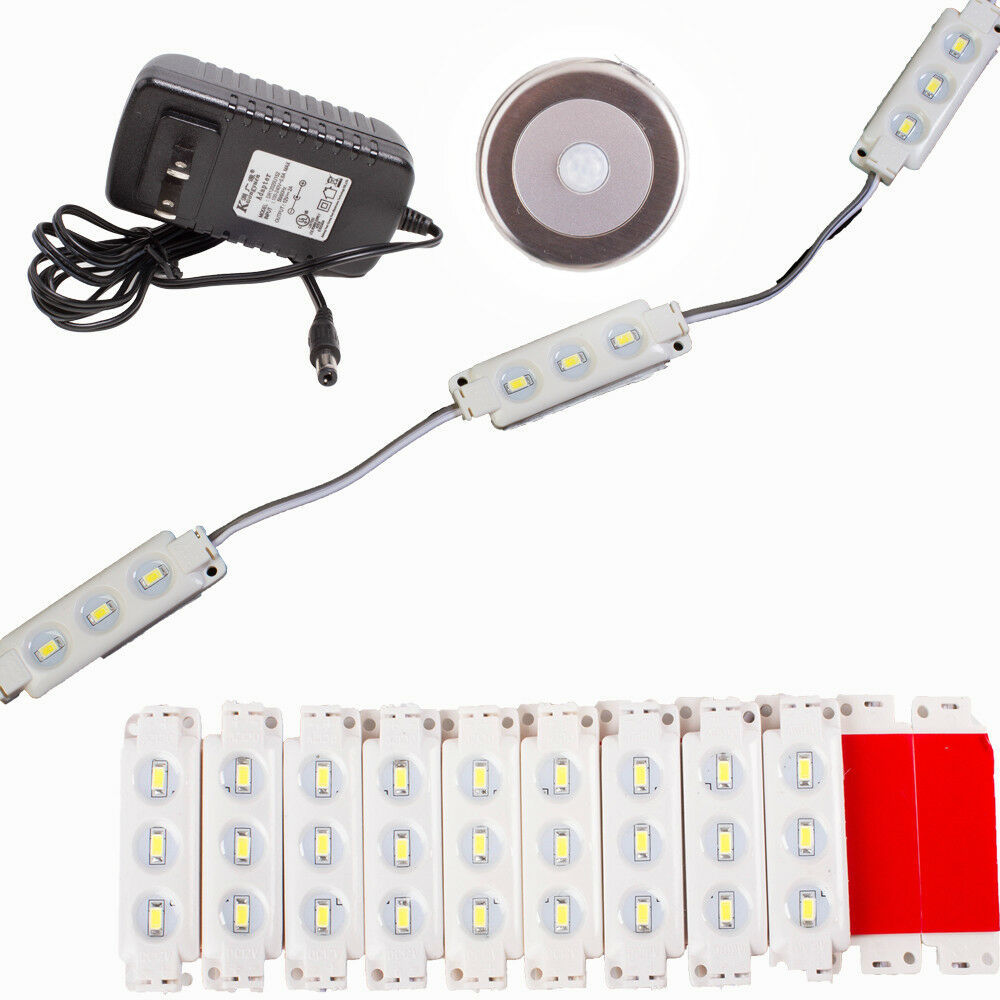 LEDupdates CLOSET STORAGE Pantry LED Light Kit + Motion Sensor Switch + UL Power