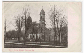 Court House Franklin Pennsylvania 1905c postcard - £4.65 GBP