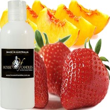 Strawberry Peaches Scented Body Wash/Shower Gel/Bubble Bath/Liquid Soap - £10.22 GBP+