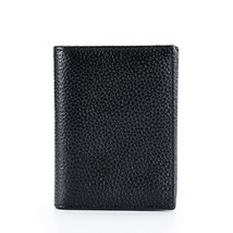 Genuine Leather Mini ID Holders Men Business Credit Card Holder Cow Leather Slim - £56.97 GBP