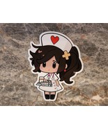 Cute Nurse Sticker Decal for Water Bottle, Chibi Art, Kawaii, Nurses Wor... - $6.15 CAD