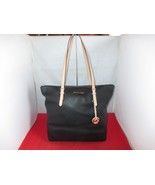 Michael Kors Handbag Jet Set Item Large Leather N/S Top-Zip Tote $258 Bl... - $1,106.84 MXN