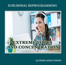 Extreme Focus and Concentration Subliminal CD - Subliminal Hypnosis CD - £14.34 GBP