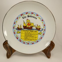 The Bahamas Columbus Voyage 1492 Souvenir / Collector Plate FGJWT - £7.17 GBP