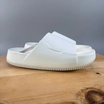 Nike Calm Slide Womens Size 10 Sandals Sail White Comfort Slip On NEW DX... - $52.22