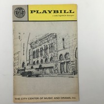 1962 Playbill New York City Center Sorrell Booke, Art Lund in Fiorello! - £14.90 GBP