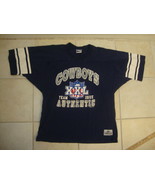 Vintage NFL 90&#39;s Dallas Cowboys team issue jersey ringer style T SHIRT L - £21.83 GBP