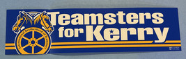 An item in the Collectibles category: Vintage Teamsters for Kerry Decal Sticker - International Brotherhood