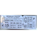 SPENCER DAVIS With PRETTY THINGS 1975 Vintage Ticket Stub Michigan Palac... - £7.64 GBP