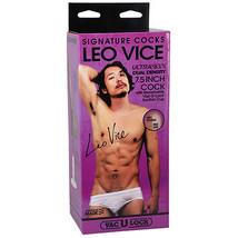 Signature Cocks Leo Vice ULTRASKYN 6 in. Dual Density Dildo with Removable Vac-U - £68.69 GBP