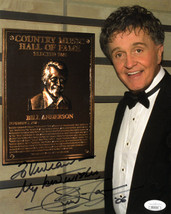 Whisperin&#39; Bill Anderson signed Country Music Hall of Fame Color 8x10 Photo To V - £35.37 GBP