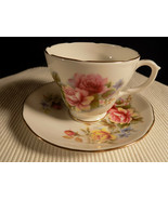 DUCHESS BONE CHINA ENGLAND PINK ROSE TEACUP AND SAUCER - EXCELLENT  - £15.69 GBP