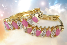 Haunted EARRINGS SUCCESS & REWARDS 300X HIGHER MAGICK RUBY WITCH CASSIA4 image 3