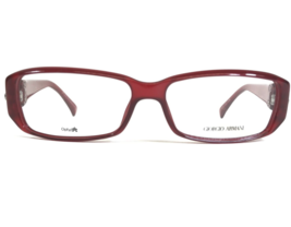 Giorgio Armani Eyeglasses Frames GA 471 EAN Red Silver Rectangular 54-14... - £83.90 GBP