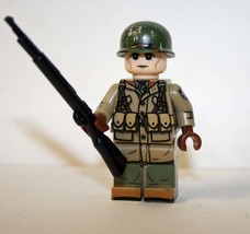 2nd Infantry Division American soldier D Day WW2 Building Minifigure Bri... - $8.03