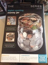 Digital Counting Money Jar By shift Leaves and Branches style BRAND NEW - £14.53 GBP