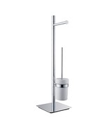 Freestanding Toilet Brush And Paper Holder Set Superior Hotel Luxury Sty... - $271.99