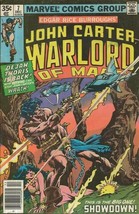 John Carter Warlord of Mars #7 ORIGINAL Vintage 1977 Marvel Comics - £7.90 GBP